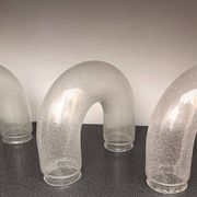 Chaîne de lustre en verre de Murano métal par Aldo Nason pour Mazzega