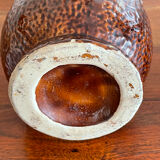 Large vase style Vallauris pistachio