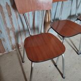 Lot de 4 chaises en formica