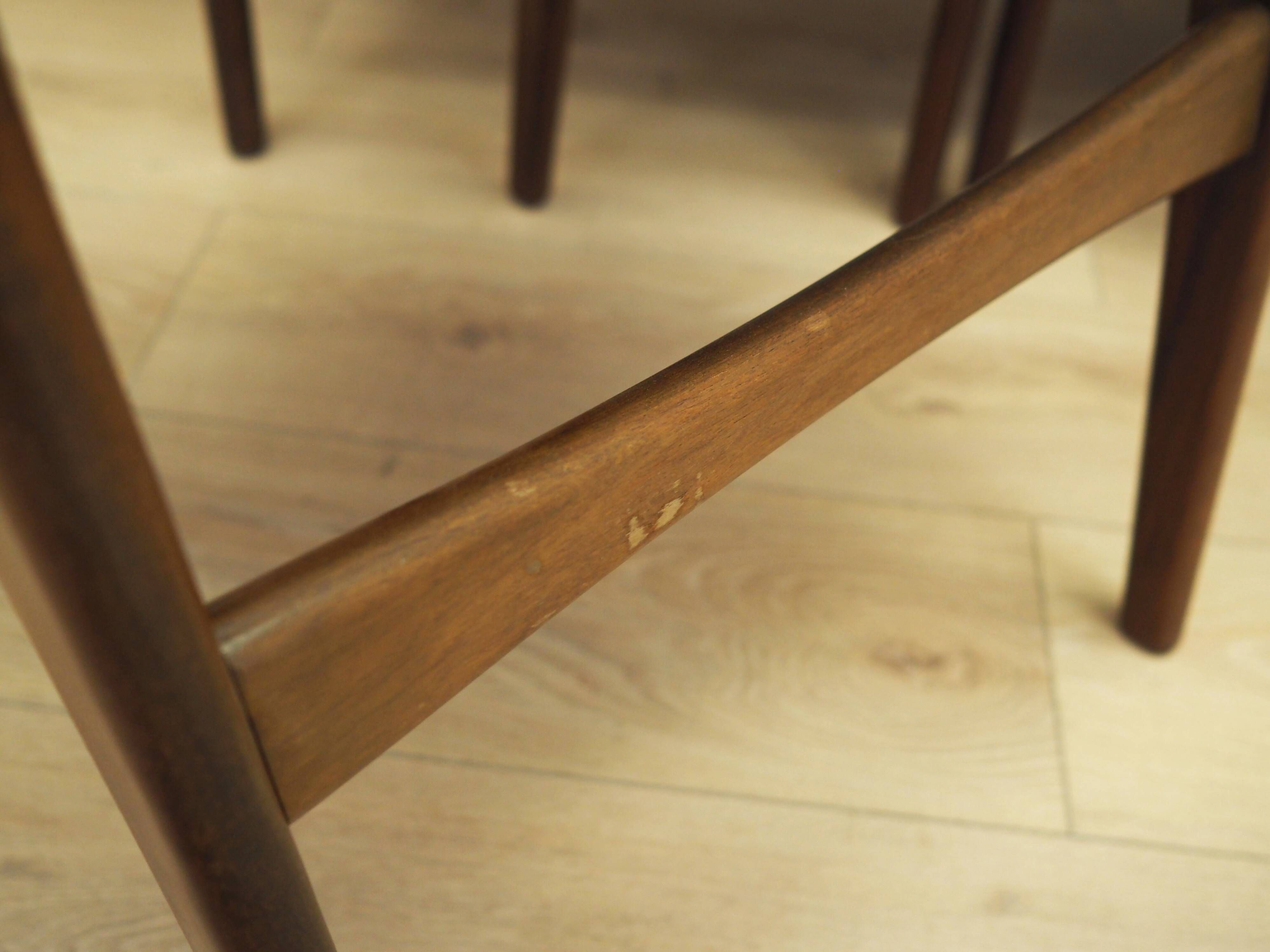 Set of six mahogany chairs, Danish design, 1970s, designer: Henning Kjærnul
