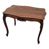 Louis XV style mid-style table in solid walnut