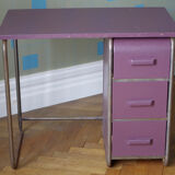 Industrial office in wood and metal