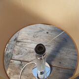 1970 Chiseled Glass Lamp