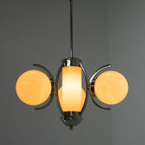 Art deco chandelier, 1930s, restored