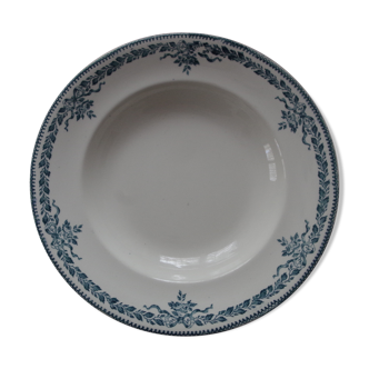 Lot de 11 assiettes creuses Longwy modèle Ninon 19° siècle