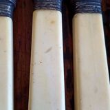 Thornhill London - 4 knives + 8 forks - Victorian period 19th century