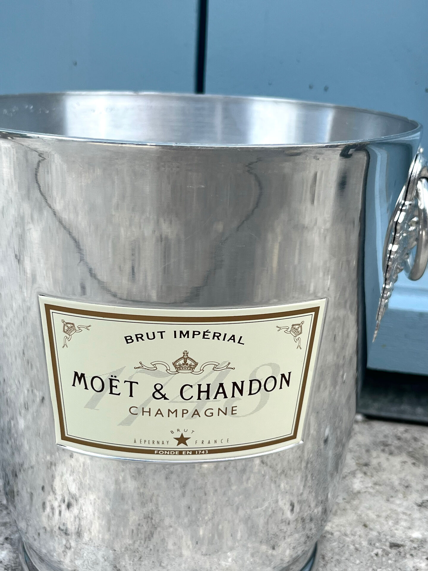 Seau à champagne Moët & Chandon par Argit