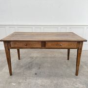 Small farmhouse table from 1930 in oak.