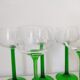 Set of 8 Glasses of La Rochère Crystal Wine and Glass