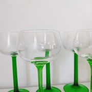 Set de 8 verres à vin cristal La Rochère et verre