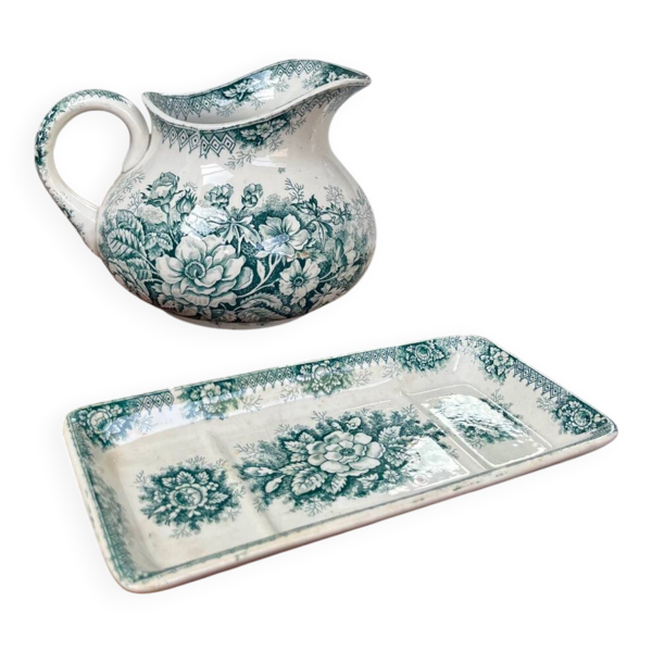 Ensemble de toilette ancien Pichet – terre de fer