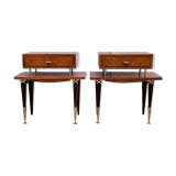 Pair of vintage bedside tables