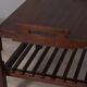 Vintage 1960s coffee table with pull-out tray, Italian design