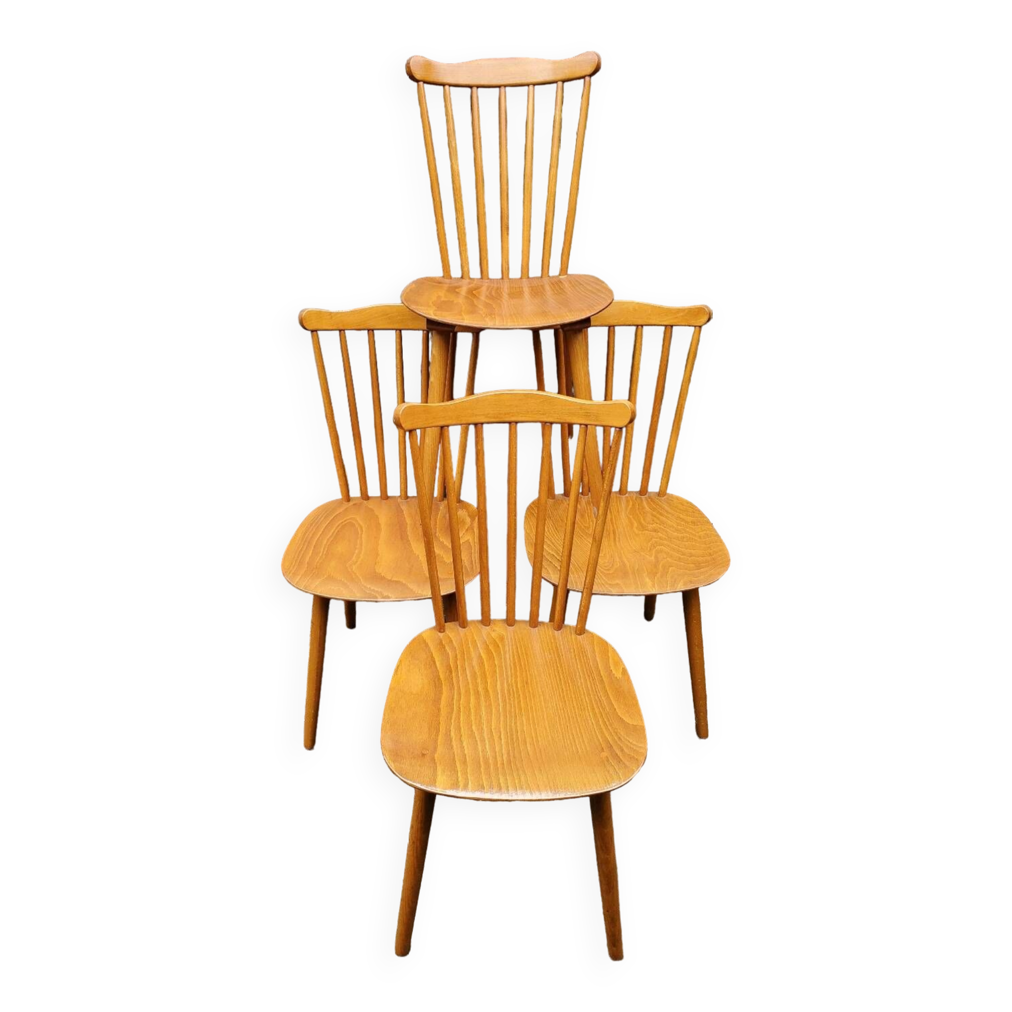 4 Baumann “Menuet” bistro chairs