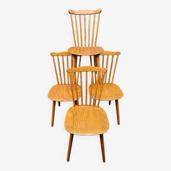 4 chaises bistrot Baumann "Menuet"