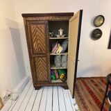 Small 19th-century patinated wardrobe