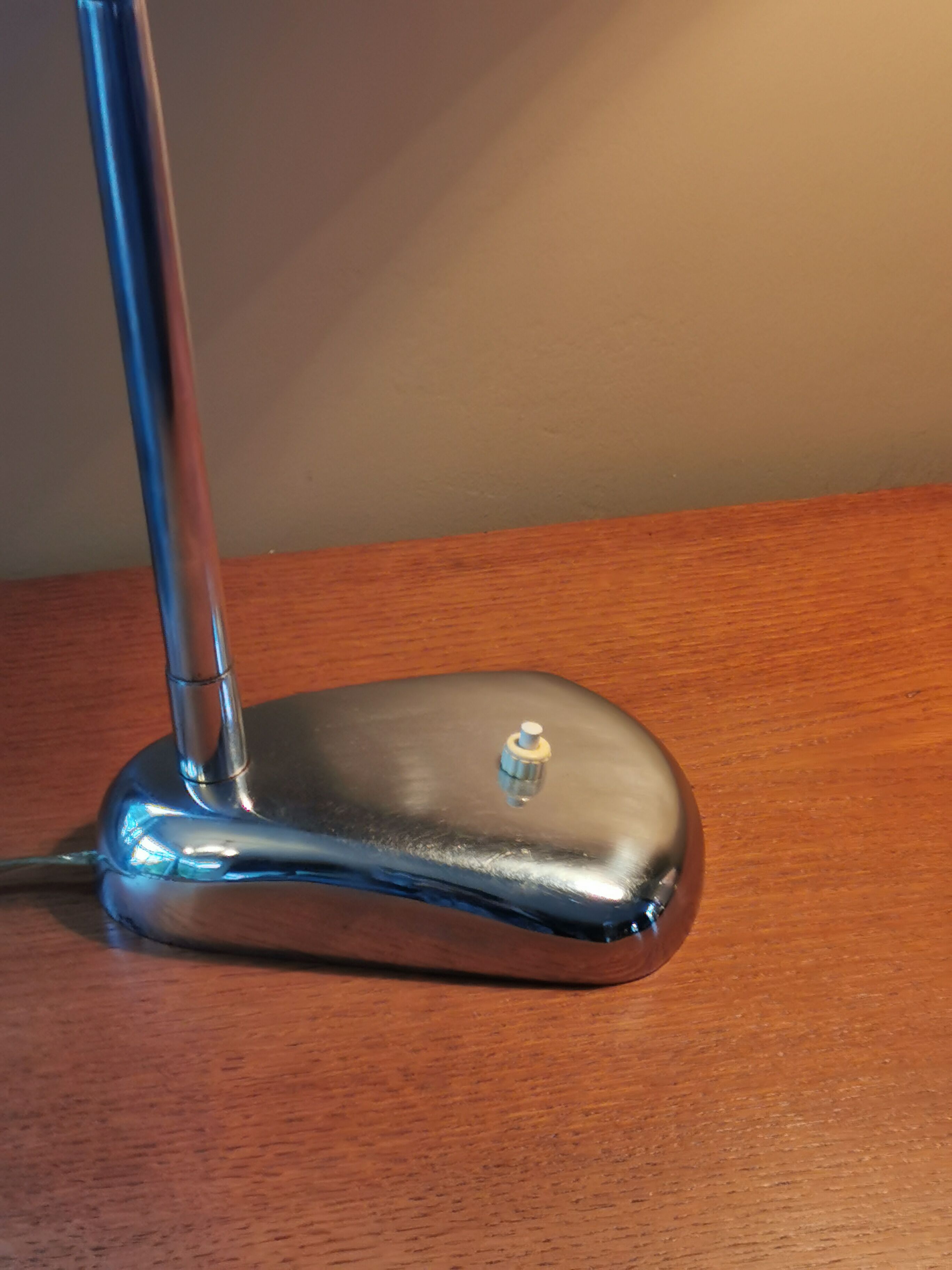 Chrome articulated vintage desk lamp