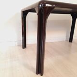 Table avec trois chaises design Vico Magistretti pour Artemide dans les années 70, Stadio 120, Selene