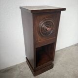 Dudouyt bedside table, oak, 1940.
