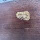 Antique Boston game box from the 19th century - marquetry, tokens, and handwritten rules.