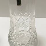 Pair of Transparent Crystal Decanter Bottles by Bleikristall, Germany