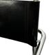 Ensemble vintage de 6 chaises à structure tubulaire Mart Stam design cuir