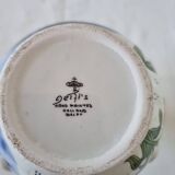 Beautiful Delft porcelain flower vase, hand painted or pitted