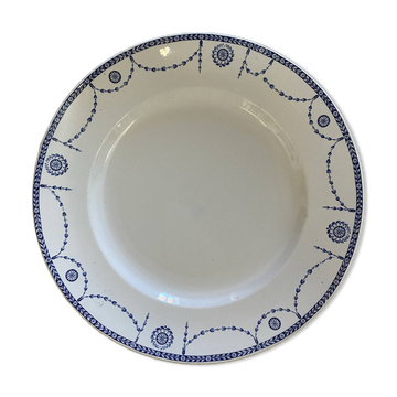 Round ironstone plate model Bonaparte KG Lunéville