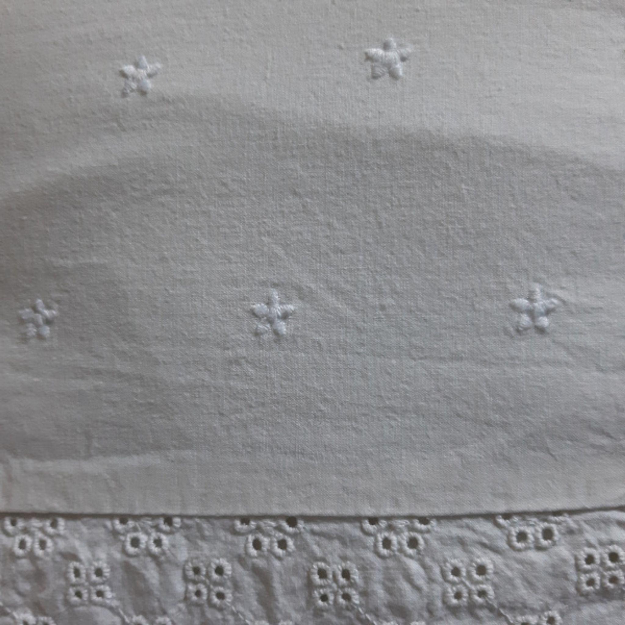 Embroidered old pillowcases
