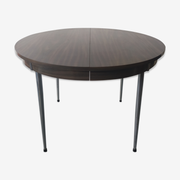 Table ronde vintage extensible