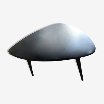 Black laminate coffee table Galerie Nathalie Rives