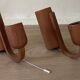 Pair of Scandinavian teak wall lights, Dolmus, 70s