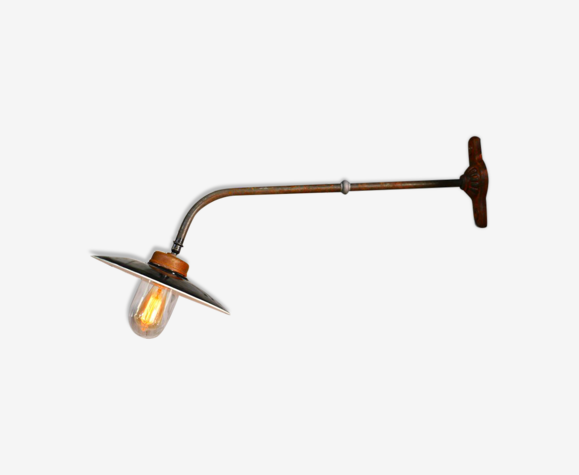 Lampe de cour col de cygne traditionnelle
