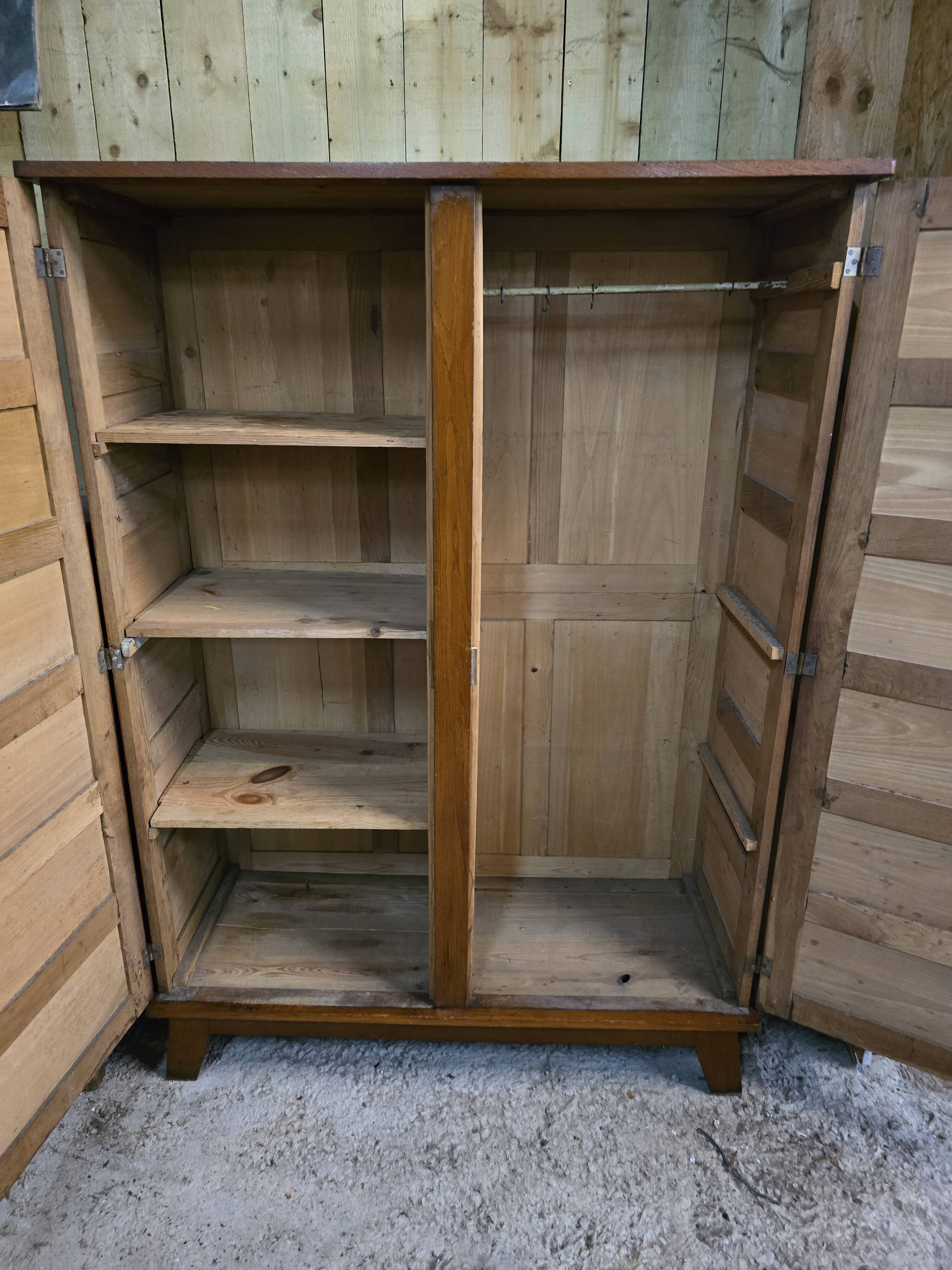 Vintage René Gabriel wardrobe with 2 doors