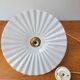 Suspension in white pleated opaline