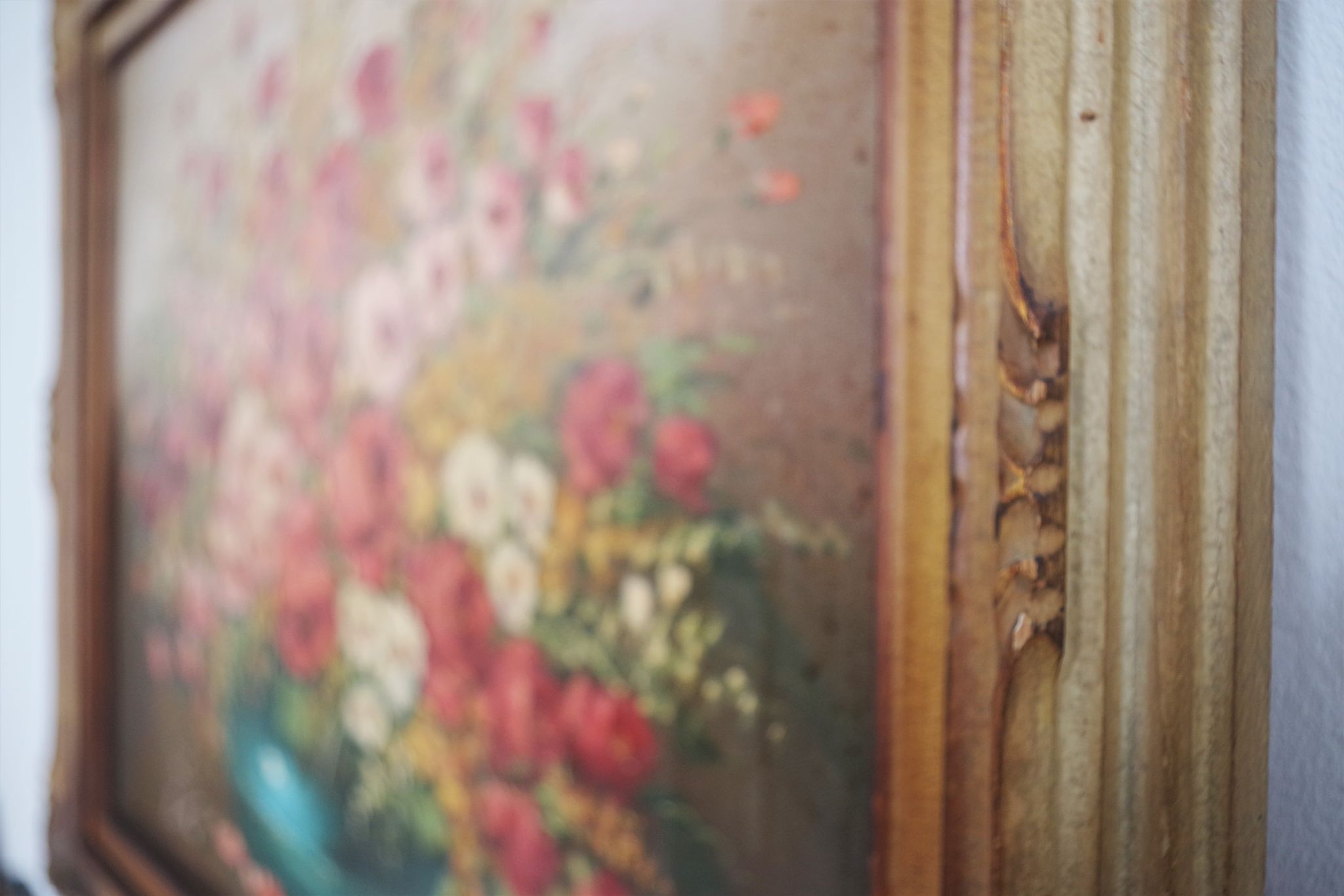 Floral arrangement painted by Lina Rossi, 1930s