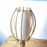 Vintage rattan lamp