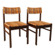 Chaises vintage moderniste années 50 -