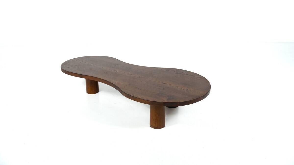 Organic Shaped Wooden Coffee Table, Contemporary, Italy