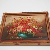 Floral arrangement painted by Lina Rossi, 1930s