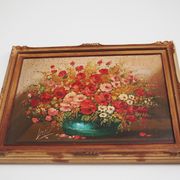 Floral arrangement painted by Lina Rossi, 1930s