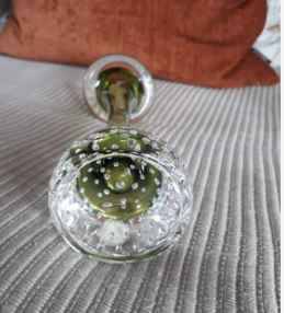 Swedish blown glass soliflore vase