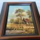 Pair of landscape paintings, oil on cardboard