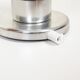 Pair of vintage chrome wall lamps by Doria Leuchten