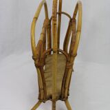 Rattan magazine holder
