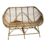 Rattan bench