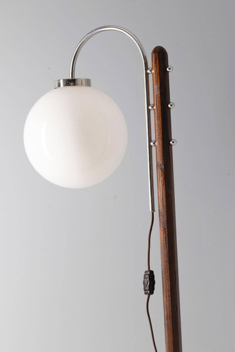 Standard lamp, Jindřich Halabala, 1930s–1940s, Czechoslovakia