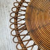 Table basse rotin « soleil »