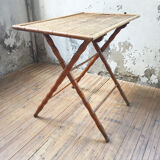Bamboo imitation folding table