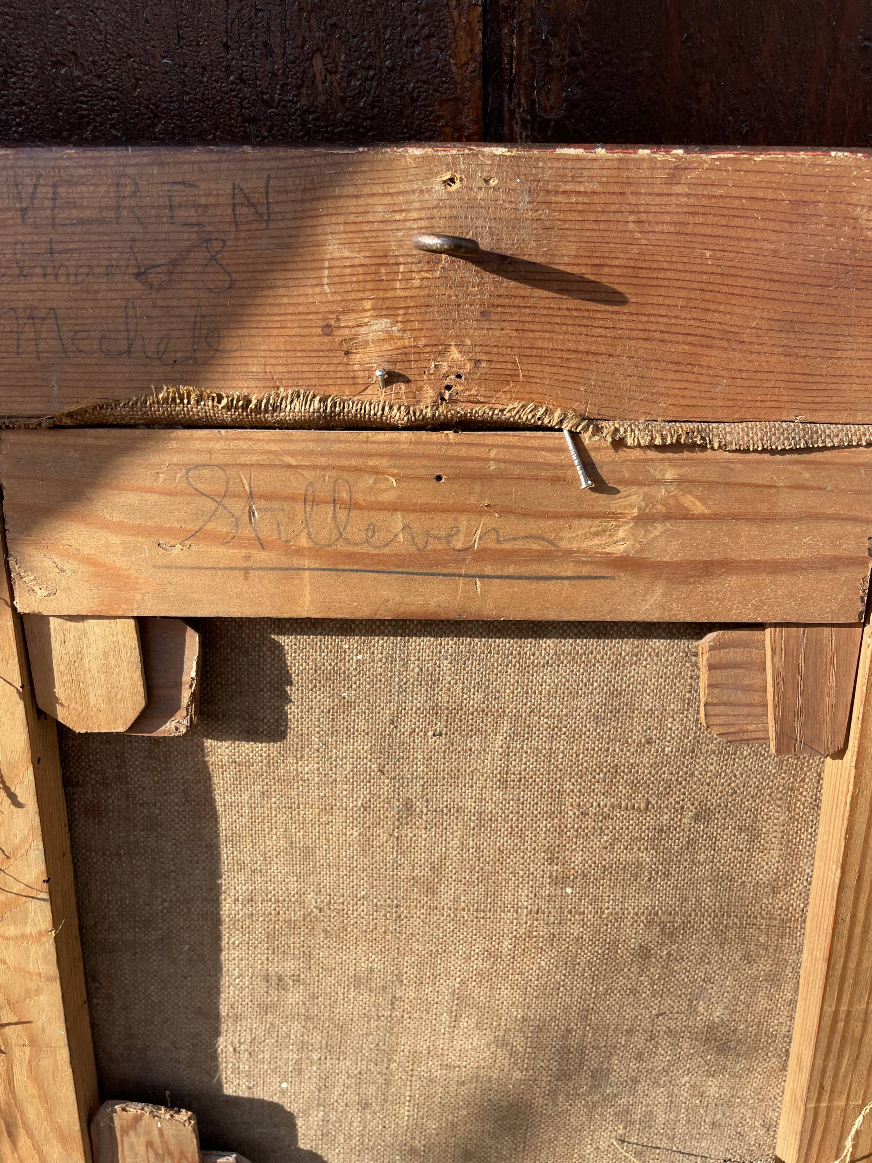 Still life with three apples, oil on canvas, 1940